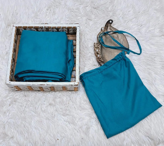 Full-Size Swiss Lawn Prayer Jilbab with Matching Bag (Zinc)