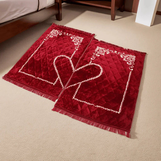 Couple Prayer Mat-Maroon