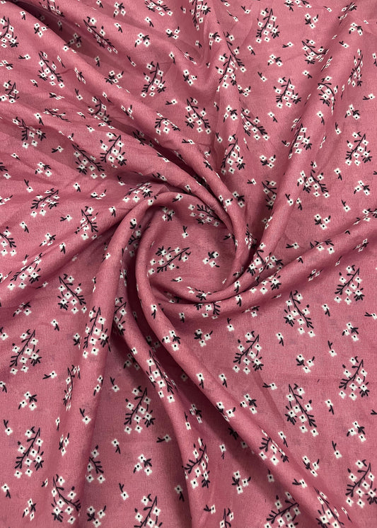 2 In 1  Printed Namaz Chaddar + Abaya 84 With Sleeves And Niqab (Stitched)